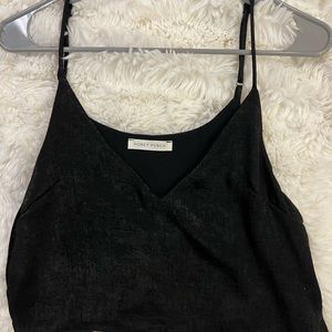 Black crop top